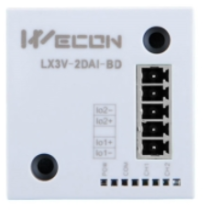 Wecon LX3V-2DAI-BD PLC Module